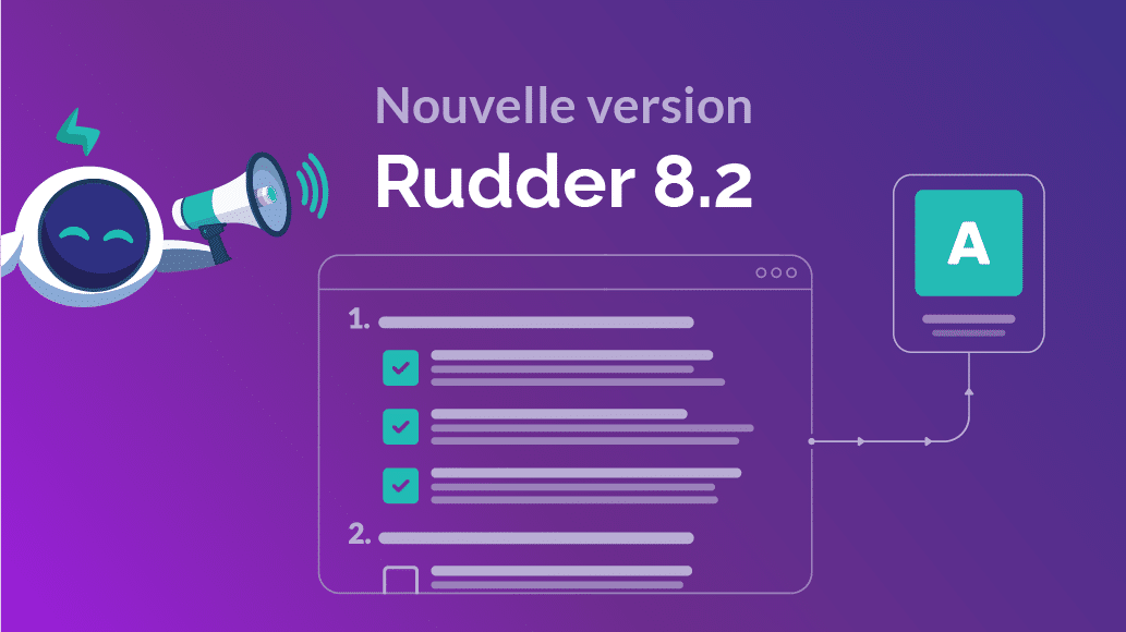 Image de release de Rudder 8.2 avec notre robot